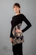 Туника 975 орнамент внизу Mita Fashion