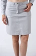 Юбка 987 серый Mita Fashion