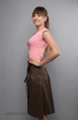 Майка 992 розовый+клетка Mita Fashion