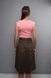 Майка 992 розовый+клетка Mita Fashion