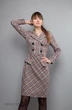 Платье 1022 клетка Mita Fashion