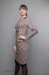Платье 1022 клетка Mita Fashion