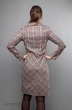 Платье 1022 клетка Mita Fashion