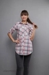 Туника 933 розовый+клетка Mita Fashion