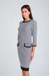 *Платье 1487 сине-белый Moda-Versal