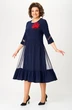 Платье 1952 темно-синий Moda-Versal