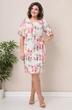 Платье 2063 жаккард молочный Moda-Versal