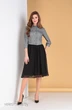 Комплект с платьем 2110 белый+черный Moda-Versal