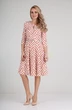 Платье 2275 зиг-заг марсала Moda-Versal