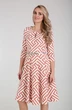 Платье 2275 зиг-заг марсала Moda-Versal