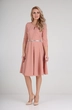 Платье 2275 полоска марсала Moda-Versal