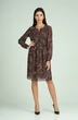 Платье 2323 коричневый Moda-Versal