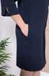 Платье 2364 темно-синий + пуговицы серебро Moda-Versal