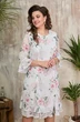 Платье 2383 молочный-цветы Moda-Versal