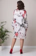 Платье 2397 молочный + коралл Moda-Versal