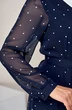*Платье 2399 темно-синий горох Moda-Versal