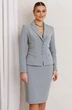 Костюм с юбкой 2224 светло-серый Мода-Юрс фото 3