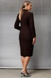 Костюм с юбкой 25-2808 коричневый Мода-Юрс фото 2 Костюм с юбкой 25-2808 коричневый Мода-Юрс фото 2