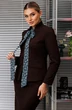 Костюм с юбкой 25-2808 коричневый Мода-Юрс фото 3 Костюм с юбкой 25-2808 коричневый Мода-Юрс фото 3