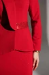Костюм брючный 25-2888 красный Мода-Юрс фото 5