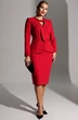 Костюм брючный 25-2888 красный Мода-Юрс фото 2