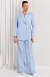 Костюм брючный 26-2669 голубой Мода-Юрс фото 3