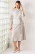 Костюм с юбкой 26-2718 белый Мода-Юрс