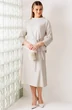 Костюм с юбкой 26-2718 белый Мода-Юрс фото 3