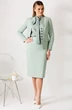 Костюм с юбкой 26-2808 ментол Мода-Юрс фото 3
