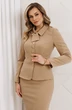 Костюм с юбкой 26-2824 беж Мода-Юрс фото 4