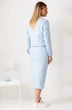 Костюм с юбкой 26-2847 светло-голубой Мода-Юрс фото 2