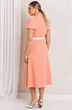 Костюм с юбкой 26-2892 персик Мода-Юрс фото 2