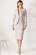 Костюм с юбкой 25-2942 пудра Мода-Юрс