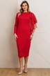 Платье 26-2957 красный Мода-Юрс фото 2