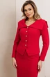 Костюм с юбкой 26-2958 красный Мода-Юрс фото 4