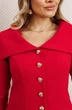 Костюм с юбкой 26-2958 красный Мода-Юрс фото 5
