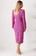 Костюм с платьем 26-2959 пурпурный Мода-Юрс фото 2