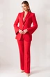 Костюм брючный 26-2960 красный Мода-Юрс