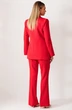 Костюм брючный 26-2960 красный Мода-Юрс фото 2