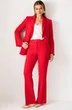 Костюм брючный 26-2960 красный Мода-Юрс фото 3