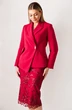 Костюм с юбкой 26-2962 вишня Мода-Юрс фото 4