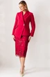Костюм с юбкой 26-2962 вишня Мода-Юрс фото 2