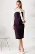Костюм с юбкой 26-2963 баклажан Мода-Юрс фото 4