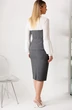 Костюм с юбкой 26-2963 графит Мода-Юрс фото 2