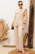 Костюм брючный 26-2972 бежевый Мода-Юрс