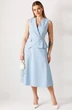 Костюм с юбкой 26-2974 голубой Мода-Юрс