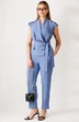 Костюм брючный 26-2975 джинс Мода-Юрс