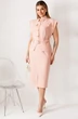 Костюм с юбкой 26-2976 пудра Мода-Юрс