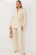 Костюм брючный 26-2669 ваниль Мода-Юрс