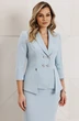 Костюм с юбкой 26-2768 небесно-голубой Мода-Юрс фото 4